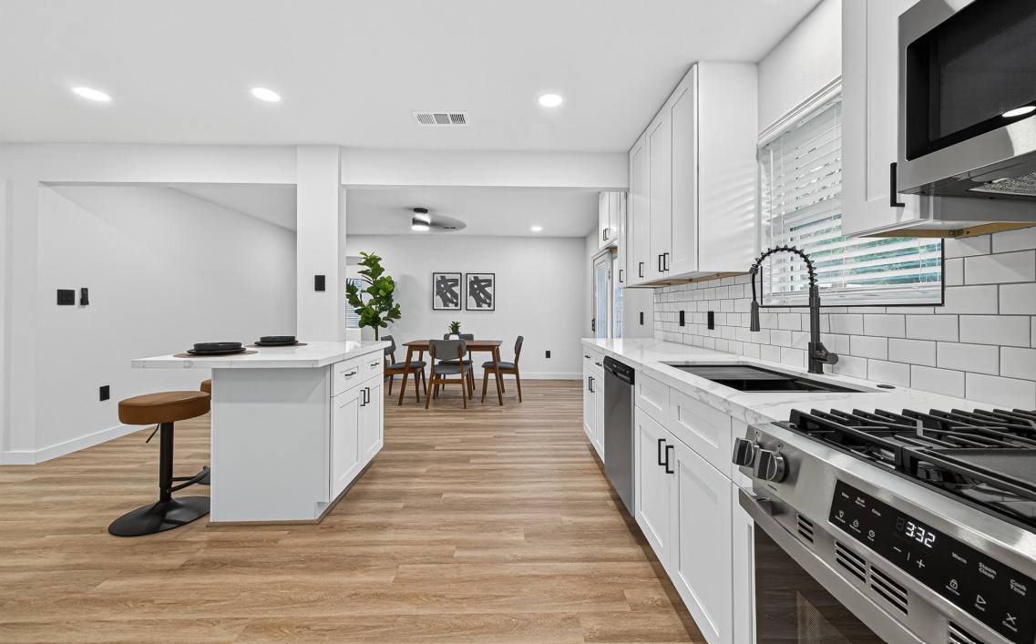 7131 Mobud Dr — renovated kitchen